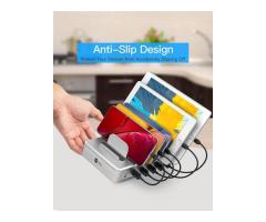 Charging Station for Multiple Devices - 6 Port Fast Charging Station - 3